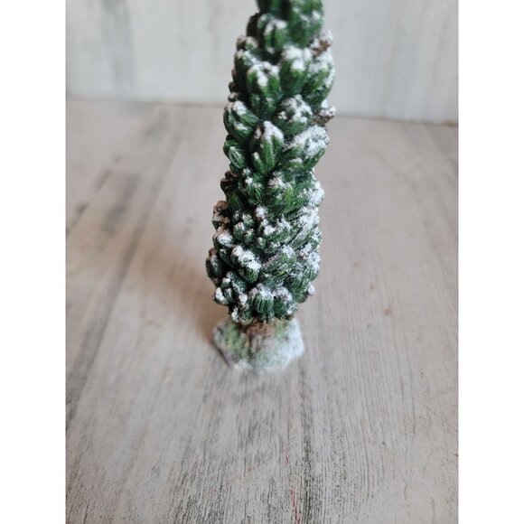 Dept 56 skinny snow covered pine tree village accessory Xmas - Picture 5 of 7